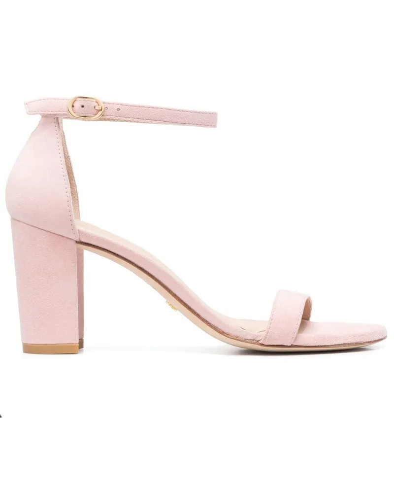 Stuart Weitzman Sandalen mit Blockabsatz - Rosa Rosa