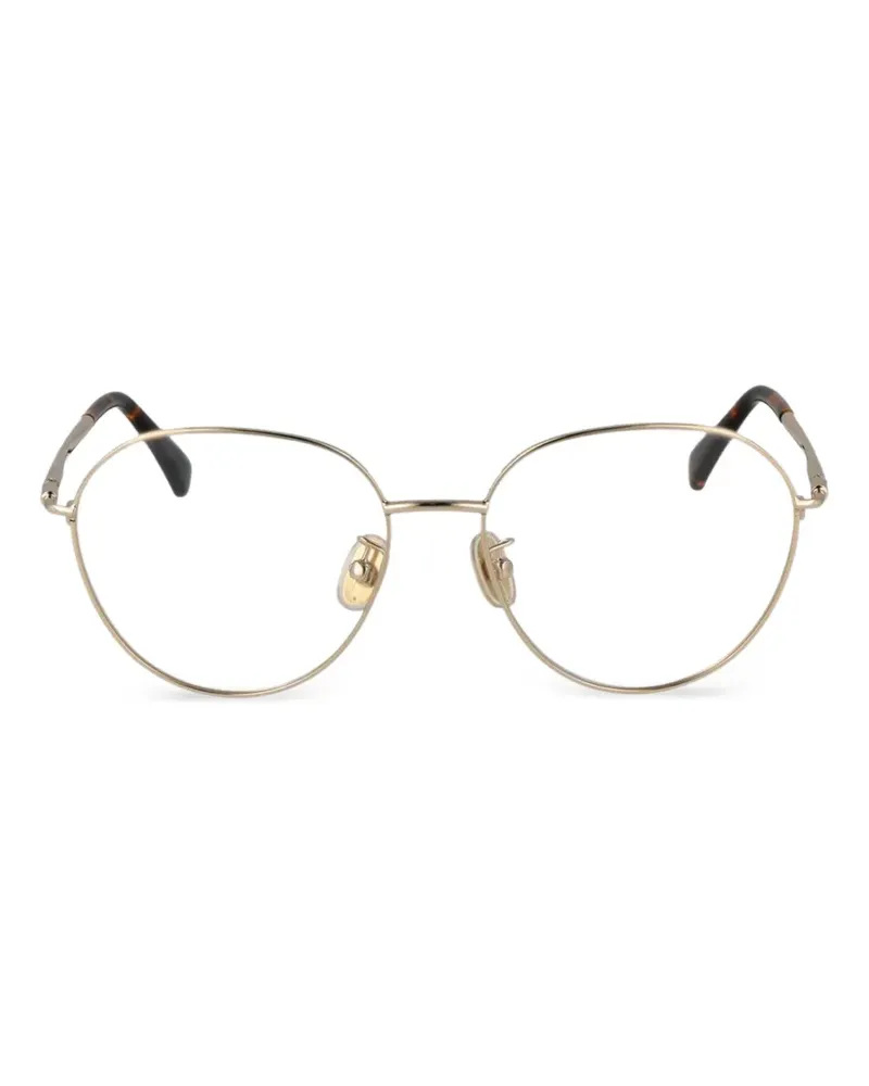 Max Mara Brille mit rundem Gestell - Gold Gold
