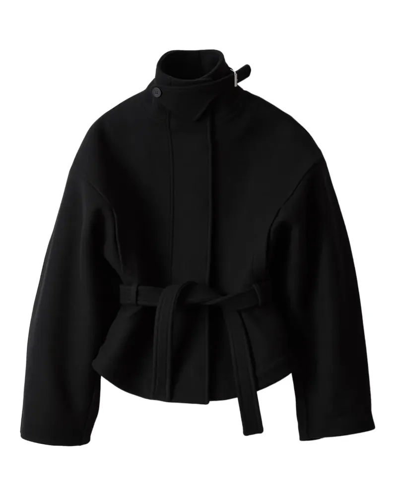 Jacquemus The Ciro coat in virgin wool cloth - Schwarz Schwarz
