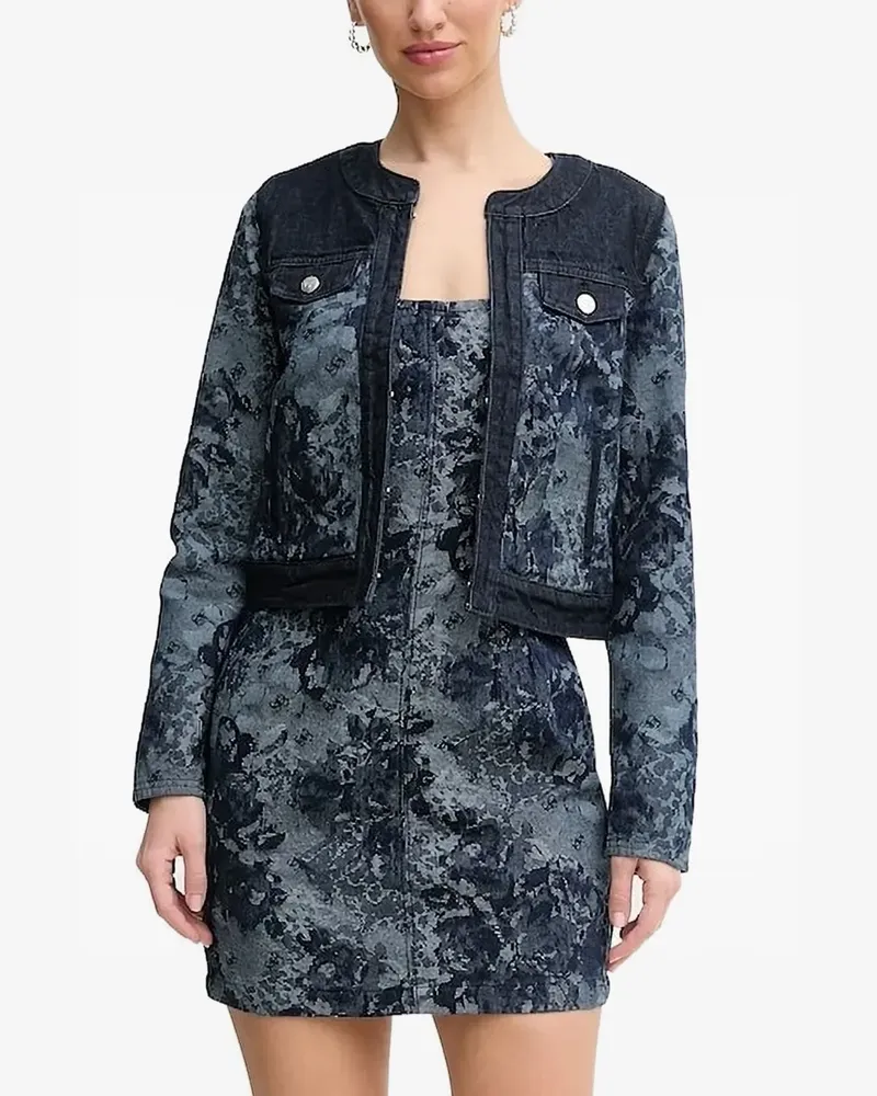 Guess Klassische Jeansjacke - Blau Blau