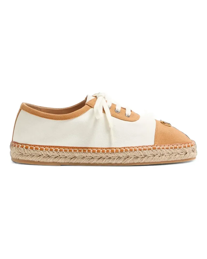 Valentino Garavani Palm Avenue Espadrilles mit VLogo - Nude Nude