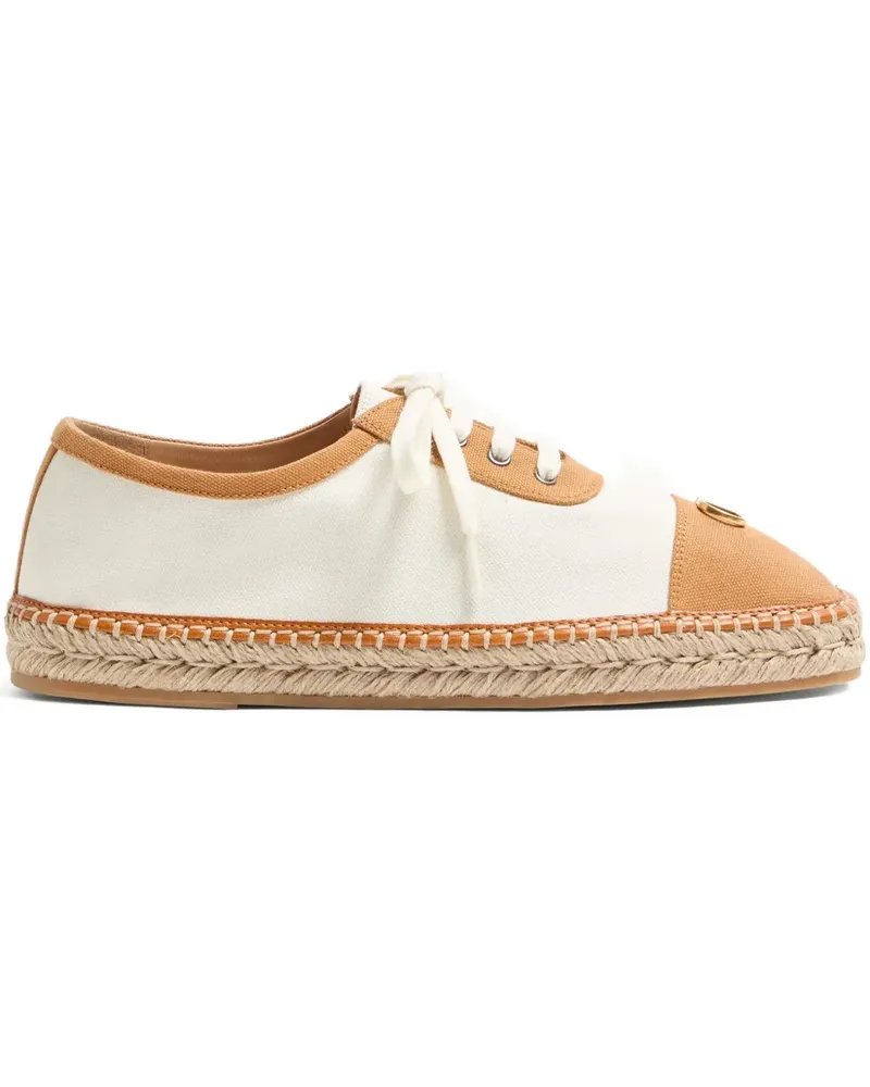 Valentino Garavani Palm Avenue Espadrilles mit VLogo - Nude Nude