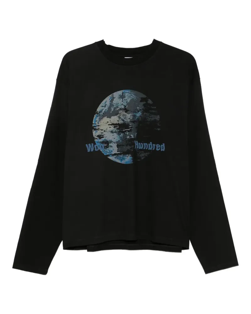 Won Hundred Steven T-shirt - Schwarz Schwarz