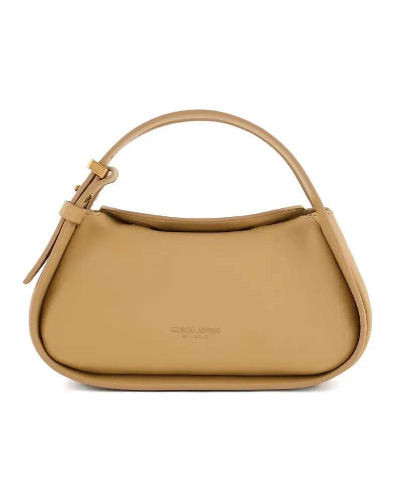 Giorgio Armani Handtasche aus Leder - Gelb Gelb