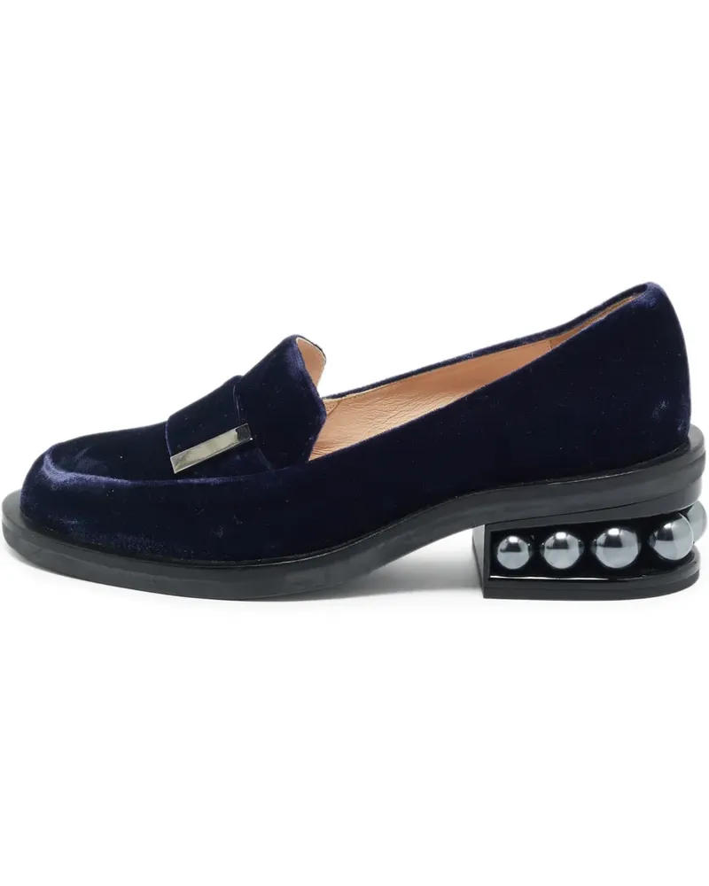 Nicholas Kirkwood Loafer mit Perlen - Blau Blau