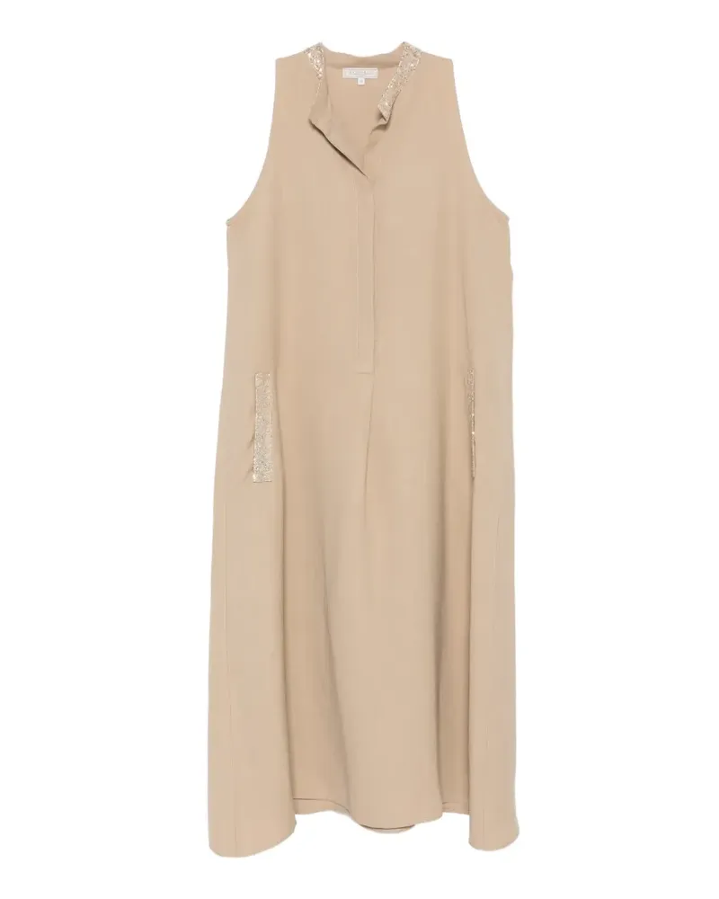 Antonelli Firenze Minnie sequin-embellished midi dress - Nude Nude