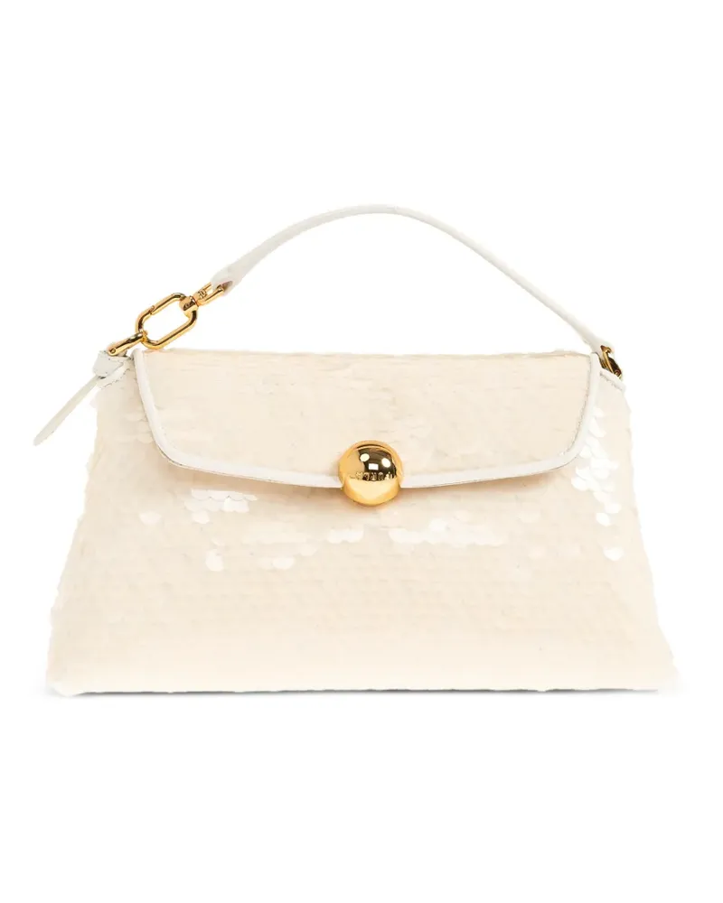 Furla sequin top handle tote bag - Nude Nude