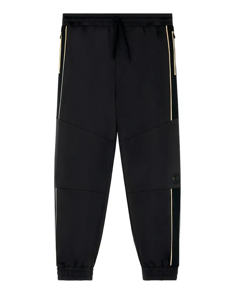 EA7 drawstring-fastening track pants - Schwarz Schwarz