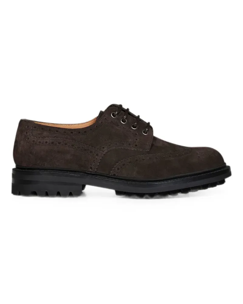 Church's longwing brogue suede shoes - Braun Braun