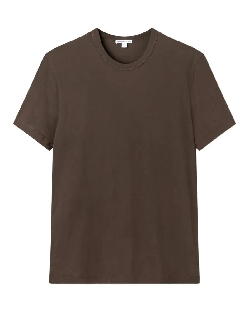 James Perse T-Shirt mit rundem Ausschnitt - Braun Braun