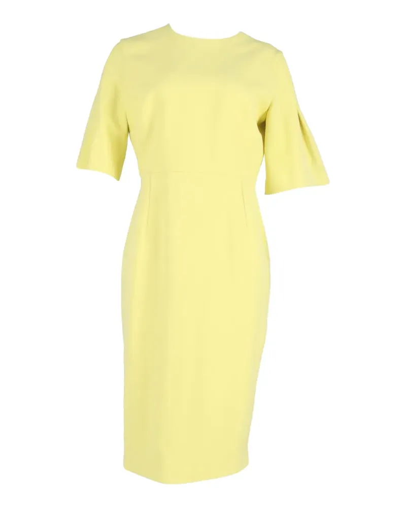 Roland Mouret bell-sleeve midi dress - Gelb Gelb