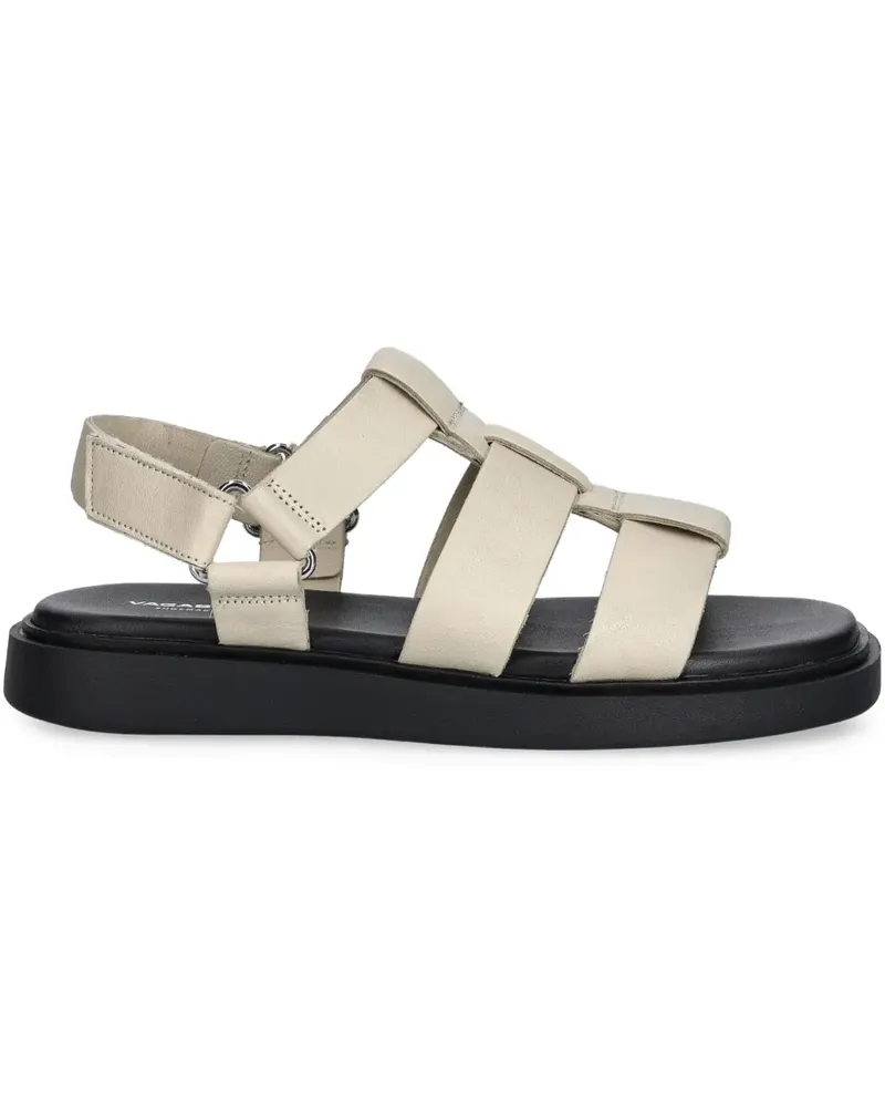 Vagabond Connie Flatform-Sandalen mit Schnalle - Nude Nude