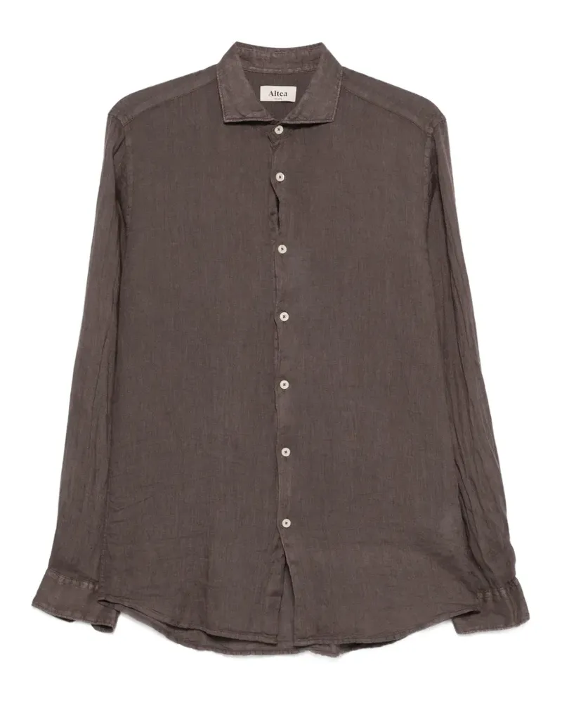 Altea Geknöpftes Hemd - Braun Braun