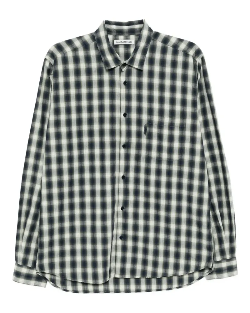YMC Curtis Hemd - Blau Blau