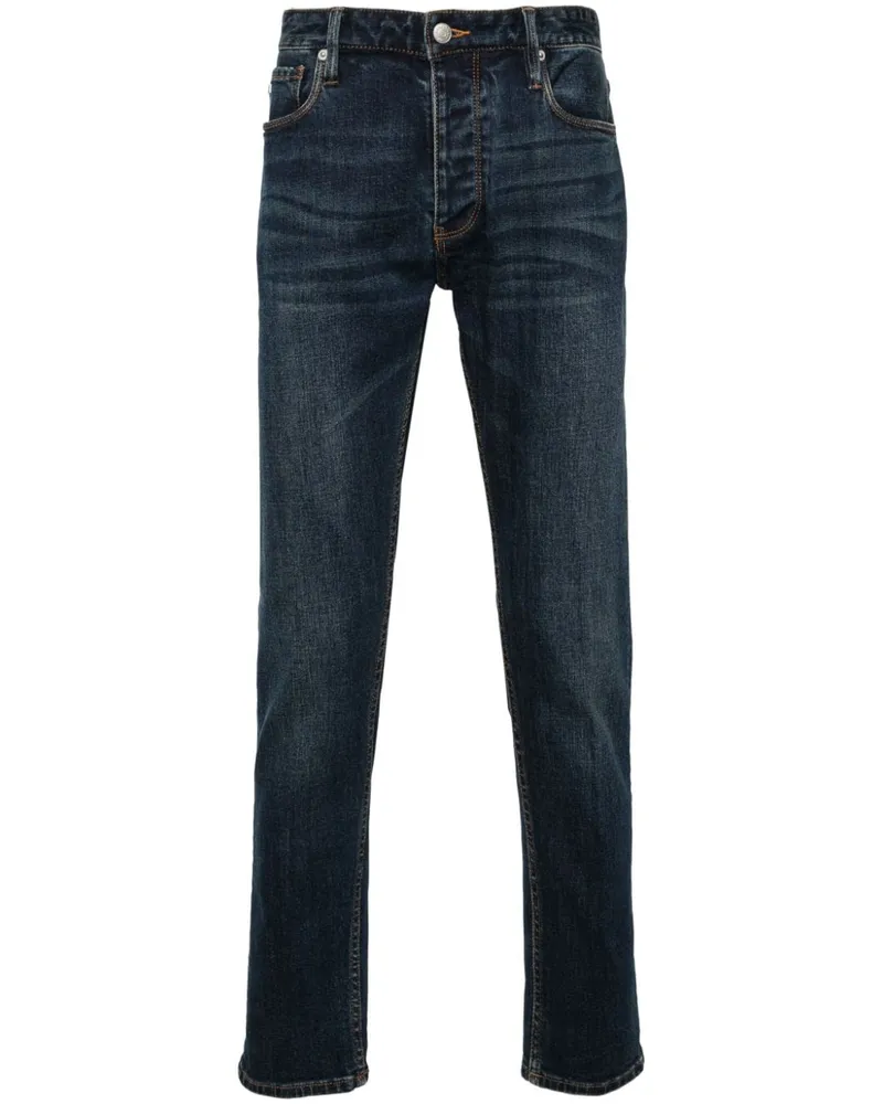 Emporio Armani Tief sitzende J75 Slim-Fit-Jeans Blau