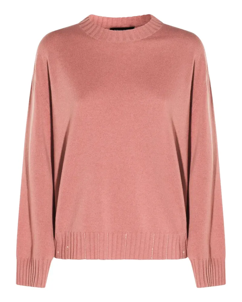 Fabiana Filippi Pullover mit geripptem Kragen - Rosa Rosa