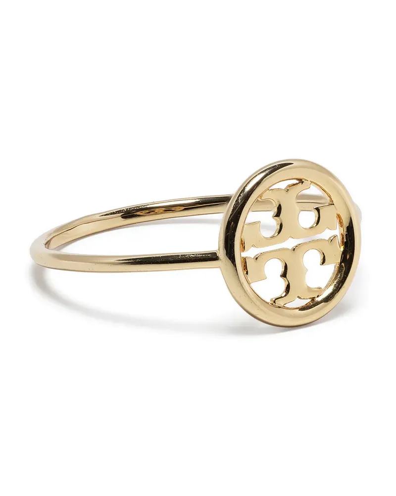 Tory Burch Ring mit Logo - Gold Gold