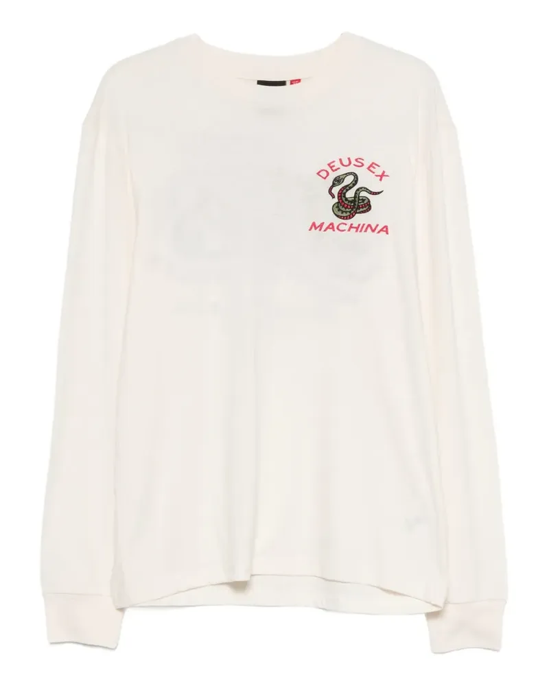 Deus Ex Machina Danger Noodle graphic-print long-sleeves T-shirt - Nude Nude