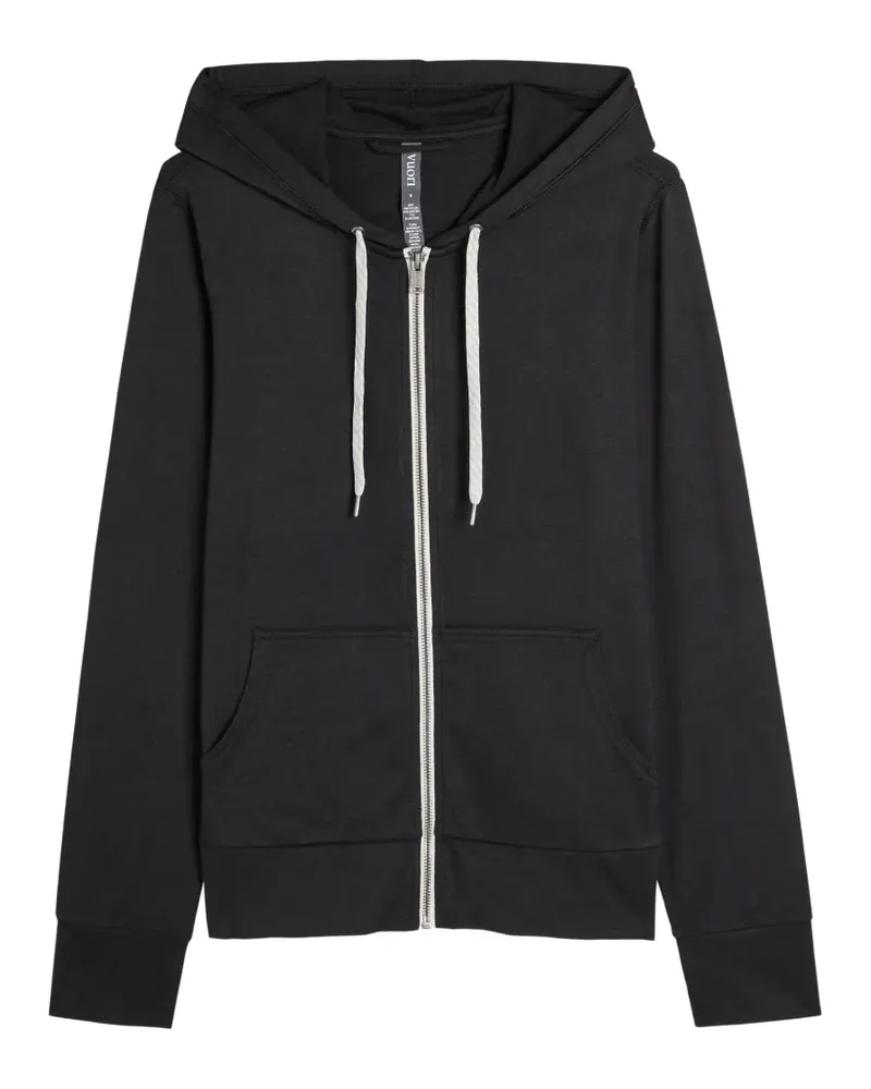 vuori zip-up drawstring hoodie - Schwarz Schwarz