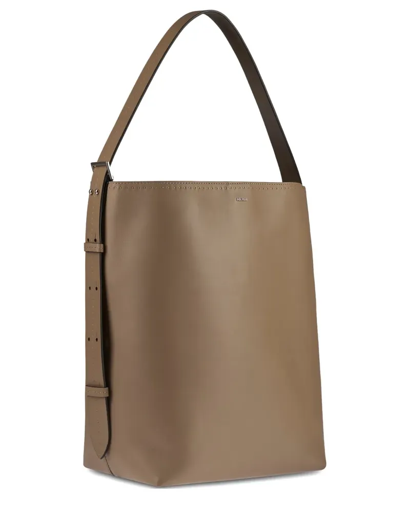 Max Mara Handtasche aus Leder - Braun Braun