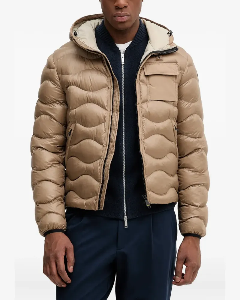 Blauer Jacke mit Kapuze - Nude Nude