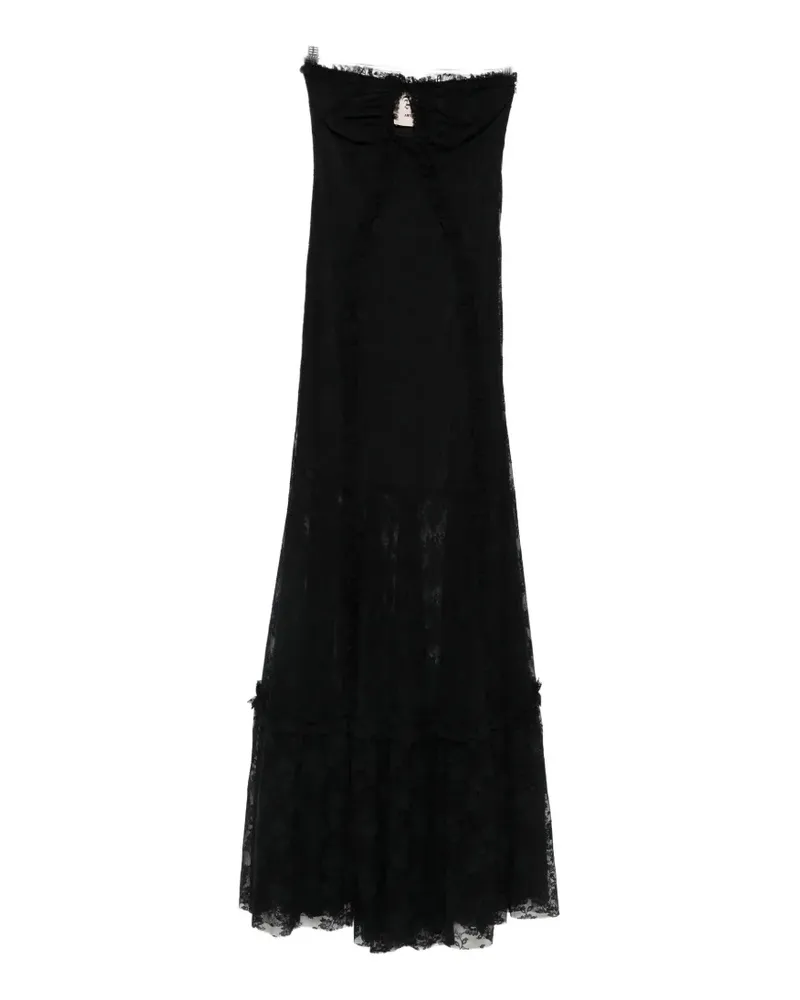 Aniye By Era ruffled lace maxi dress - Schwarz Schwarz