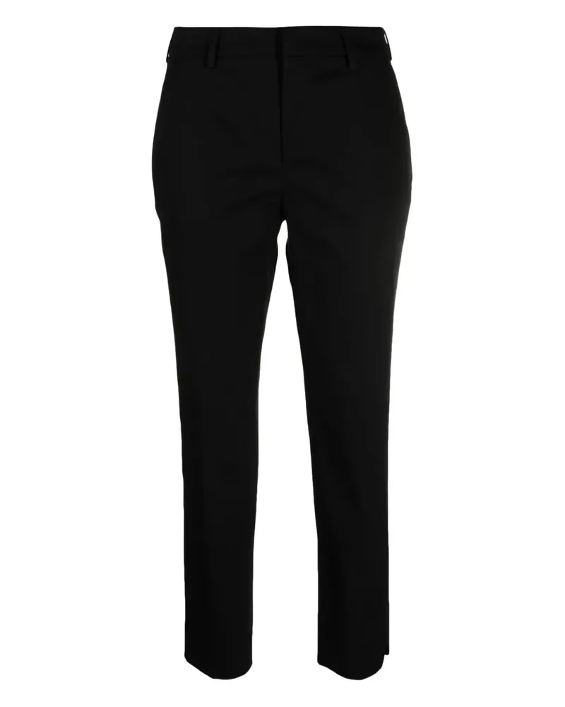 PT TORINO Elegante Hose mit Faltendetails - Schwarz Schwarz