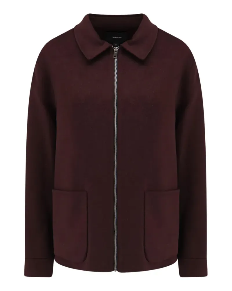 Vince Cardigan mit Reißverschluss - Violett Violett