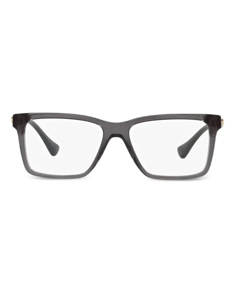 Versace Brille mit eckigem Gestell - Grau Grau