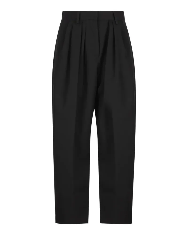 Isabel Marant Janice Hose mit Falten - Schwarz Schwarz