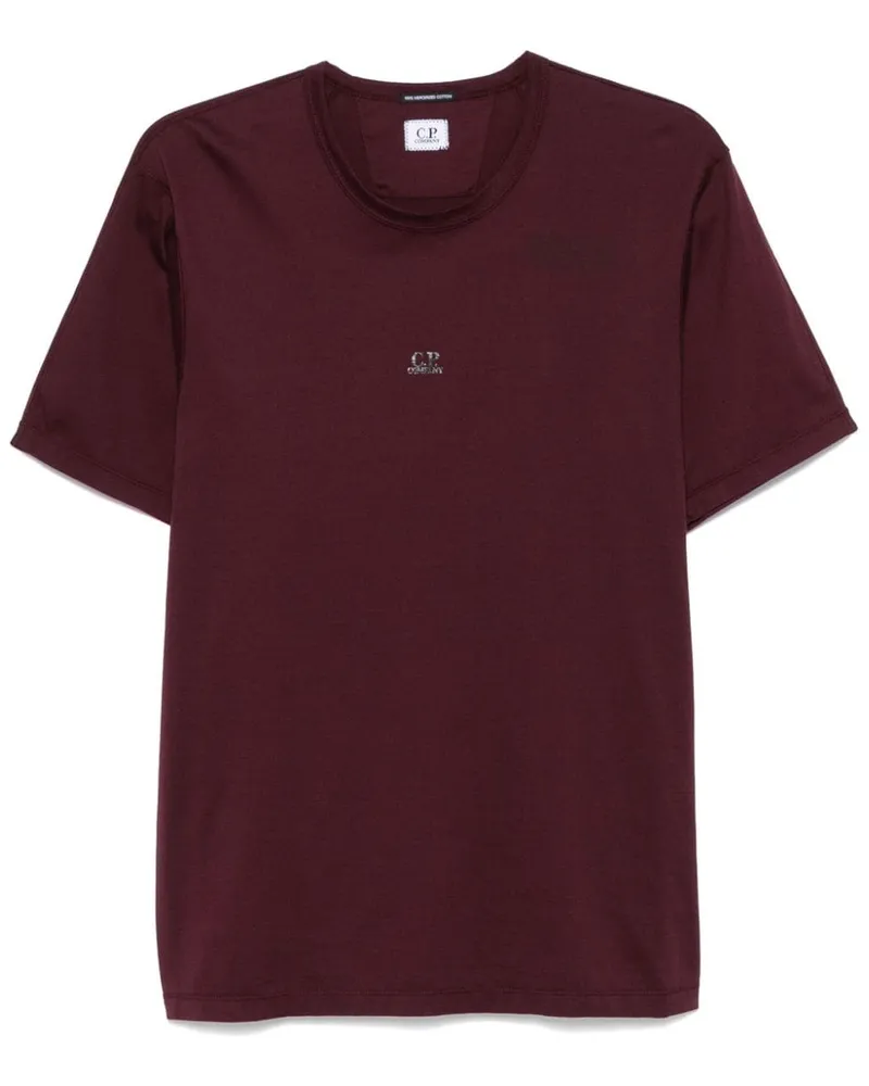 C.P. Company T-Shirt mit Logo-Print - Violett Violett