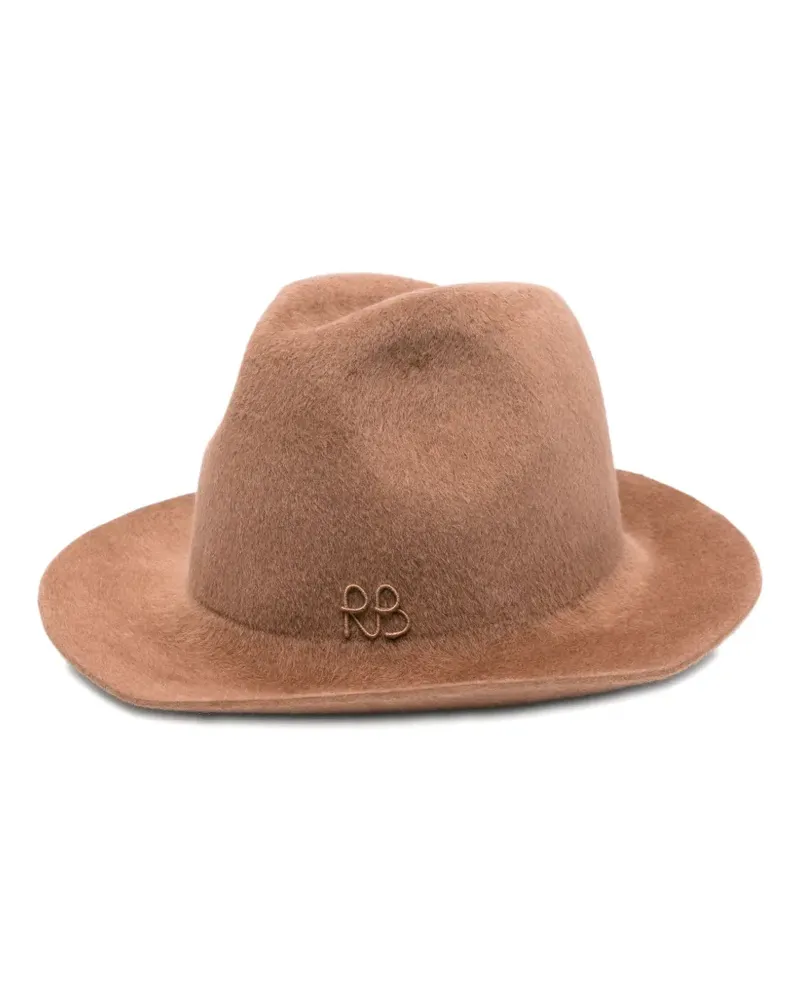 RUSLAN BAGINSKIY Fedora aus Filz - Braun Braun