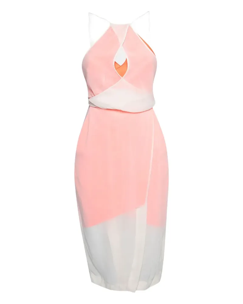 Dion Lee Zweifarbiges Midikleid - Orange Orange