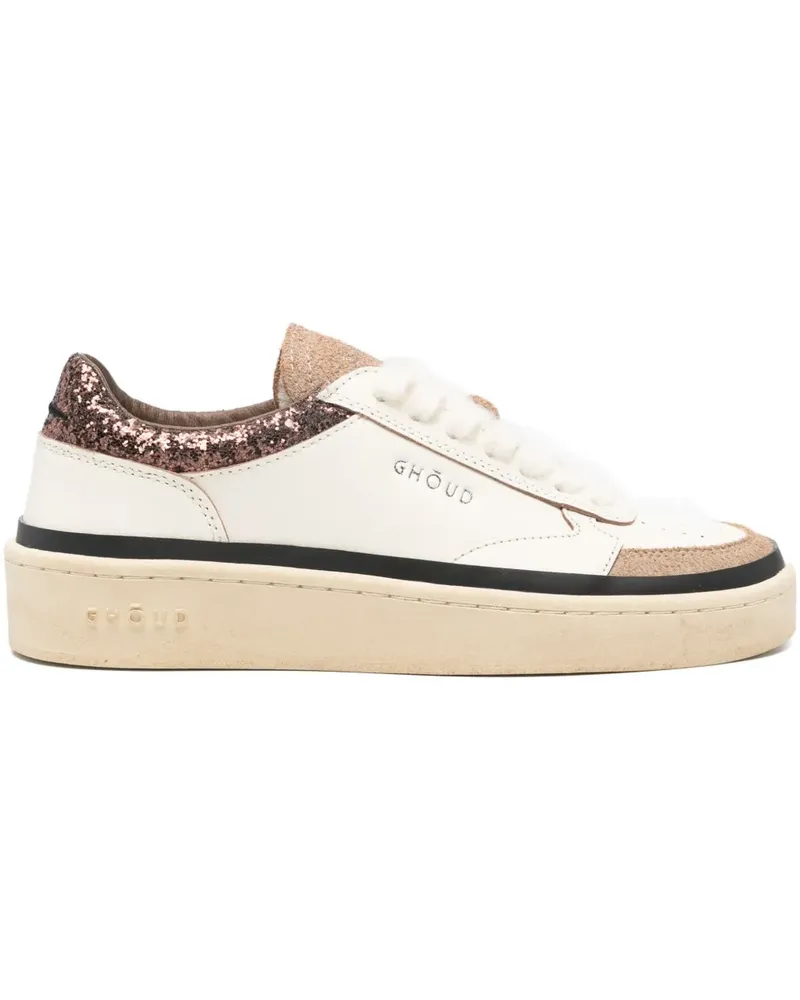 GHŌUD Pads Sneakers mit Glitzer - Nude Nude