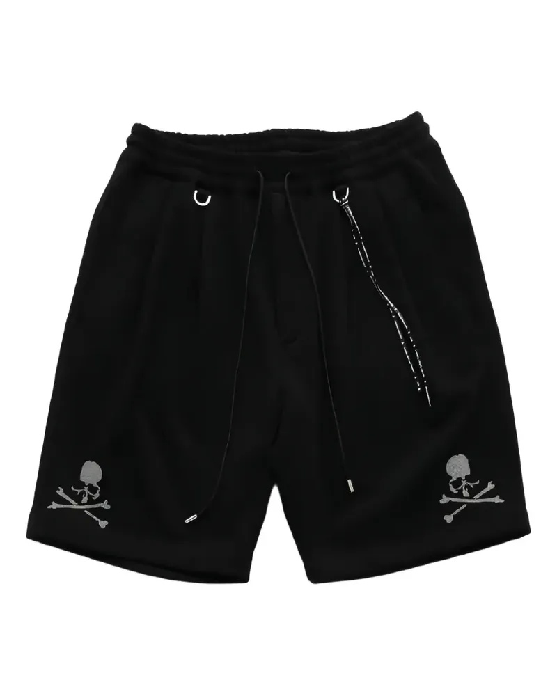 Mastermind Japan MJ skull print shorts - Schwarz Schwarz