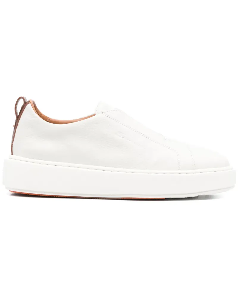 Santoni Klassische Slip-On-Sneakers - Grau Grau