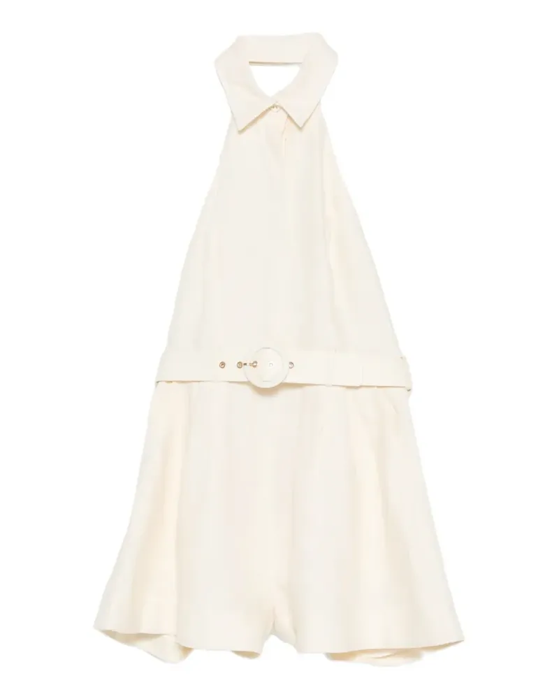 Zimmermann Playsuit mit Gürtel - Nude Nude
