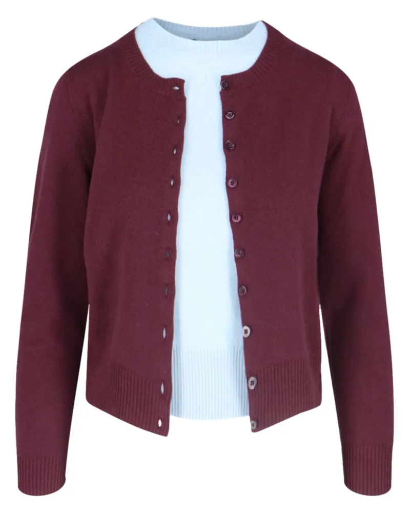 Canessa Set aus Cardigan und Oberteil - Rot Rot