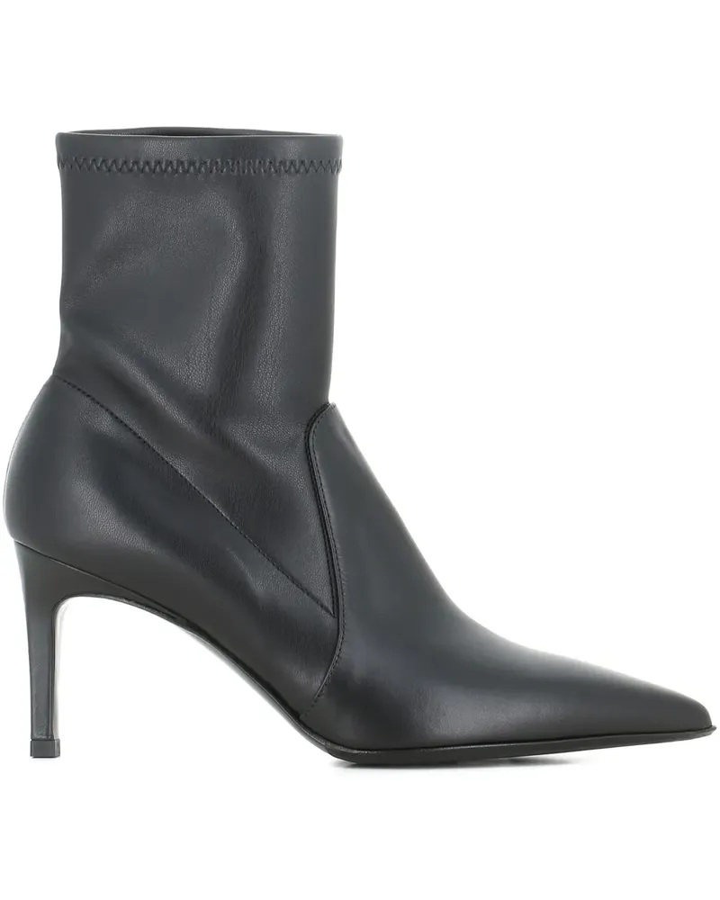 Sergio Levantesi 75mm pointed-toe ankle boots - Schwarz Schwarz