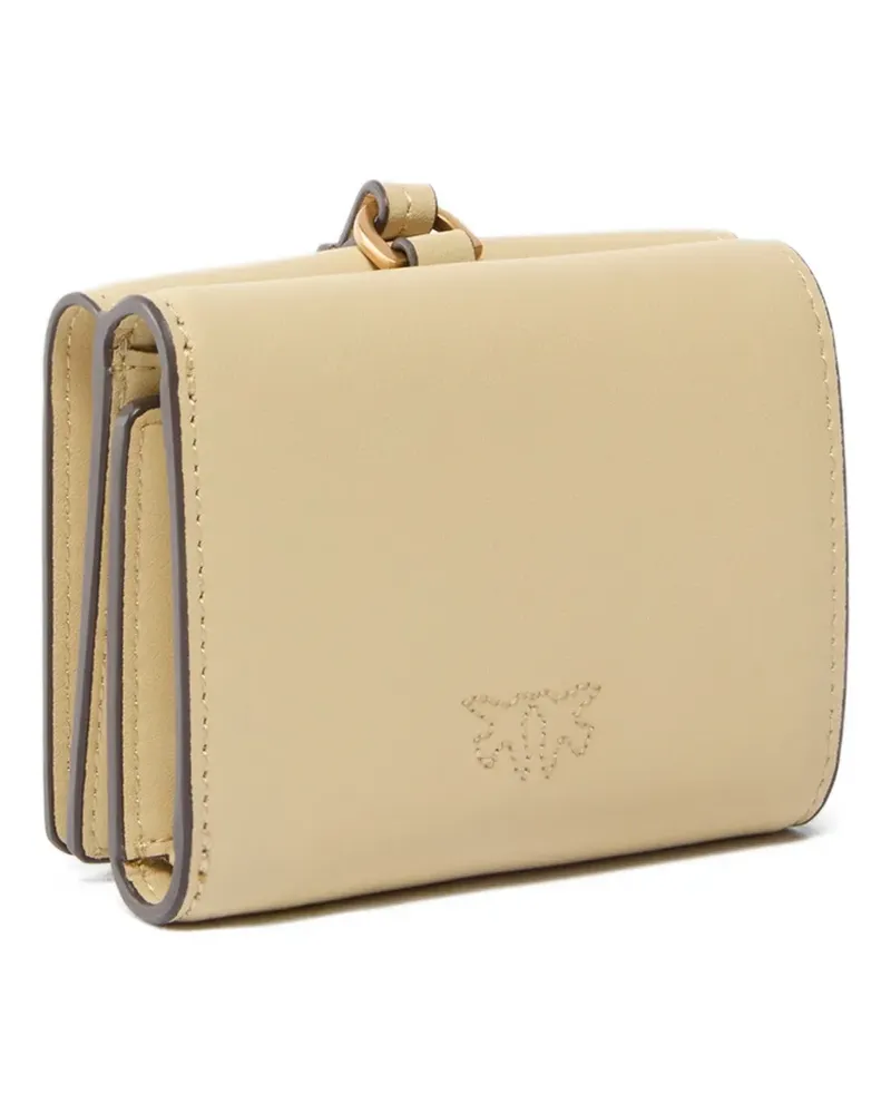 Pinko logo leather wallet - Gelb Gelb