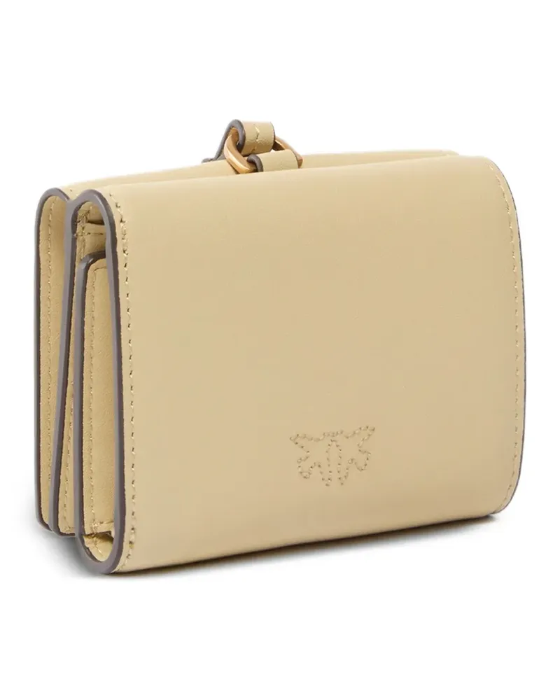 Pinko logo leather wallet - Gelb Gelb