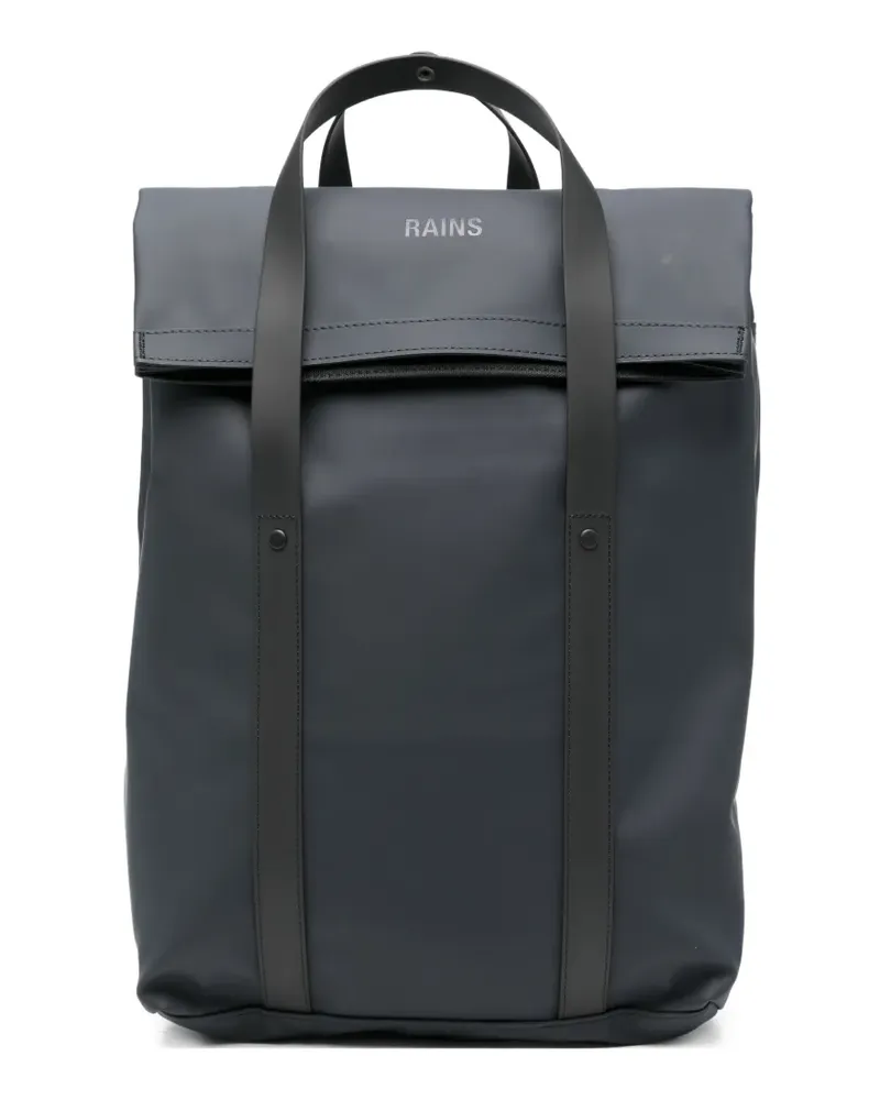 RAINS logo-detail backpack - Blau Blau