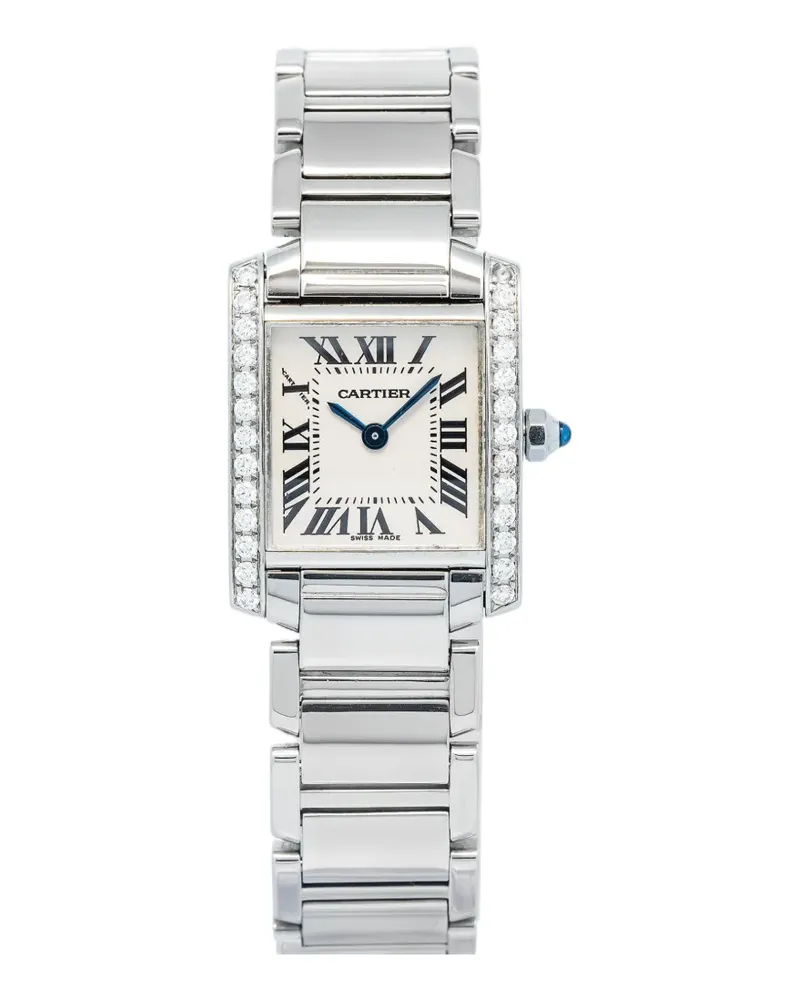 Cartier Tank Française diamond 20mm watch - Weiß Weiß