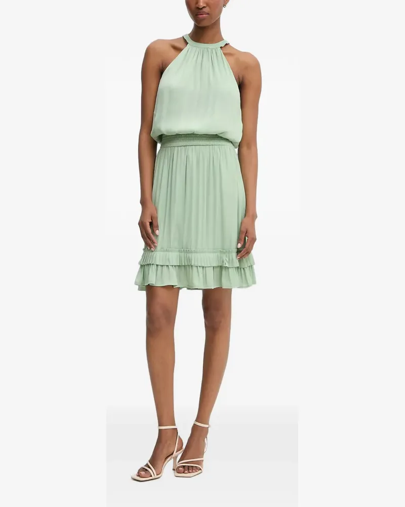 Morgan Neckholder-Midikleid mit Rüschen - Grün Grün
