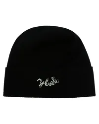 Sonia Rykiel Beanie mit Logo Schwarz