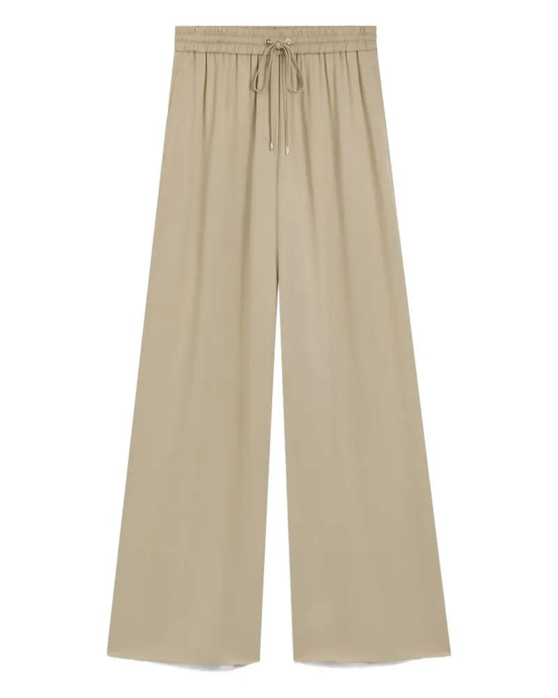 HUGO BOSS Wide-Leg-Hose mit Kordelzug - Nude Nude