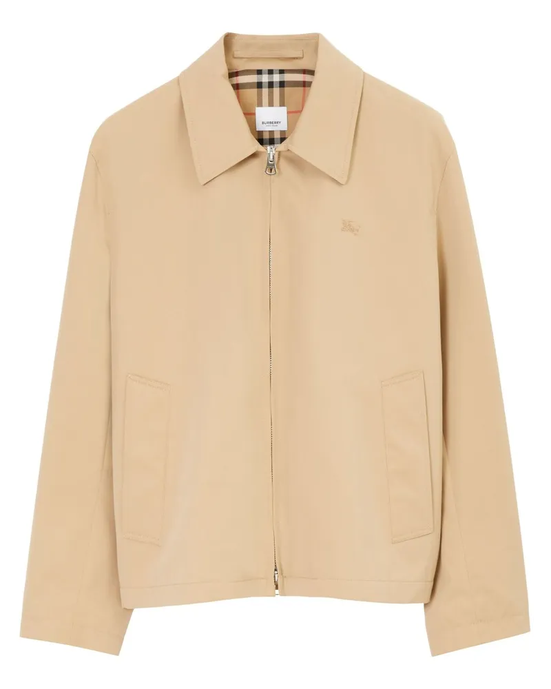 Burberry Harrington-Jacke mit EKD-Stickerei - Nude Nude