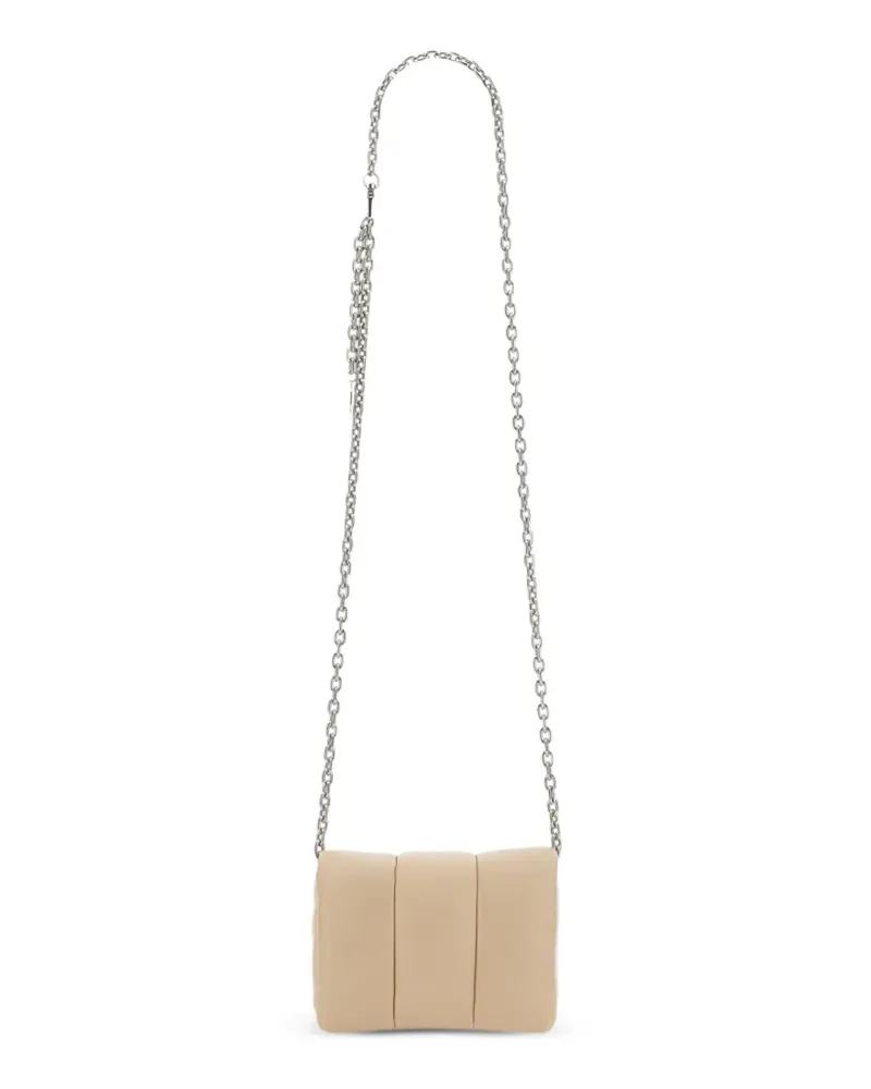 STAND Ery Schultertasche mit Kettenriemen - Nude Nude