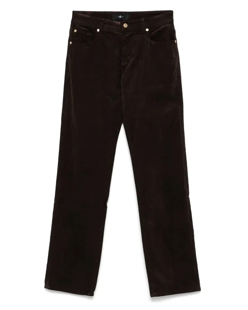 7 for all mankind Hose aus Cord - Braun Braun