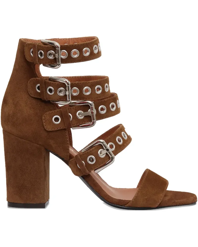 Via Roma 15 Sandalen mit Ösen 80mm - Braun Braun